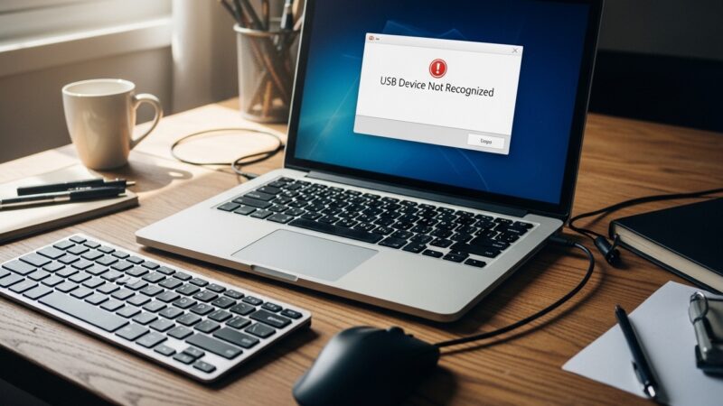 Periférico não reconhecido no Windows: como resolver quando mouse, teclado ou headset não aparecem