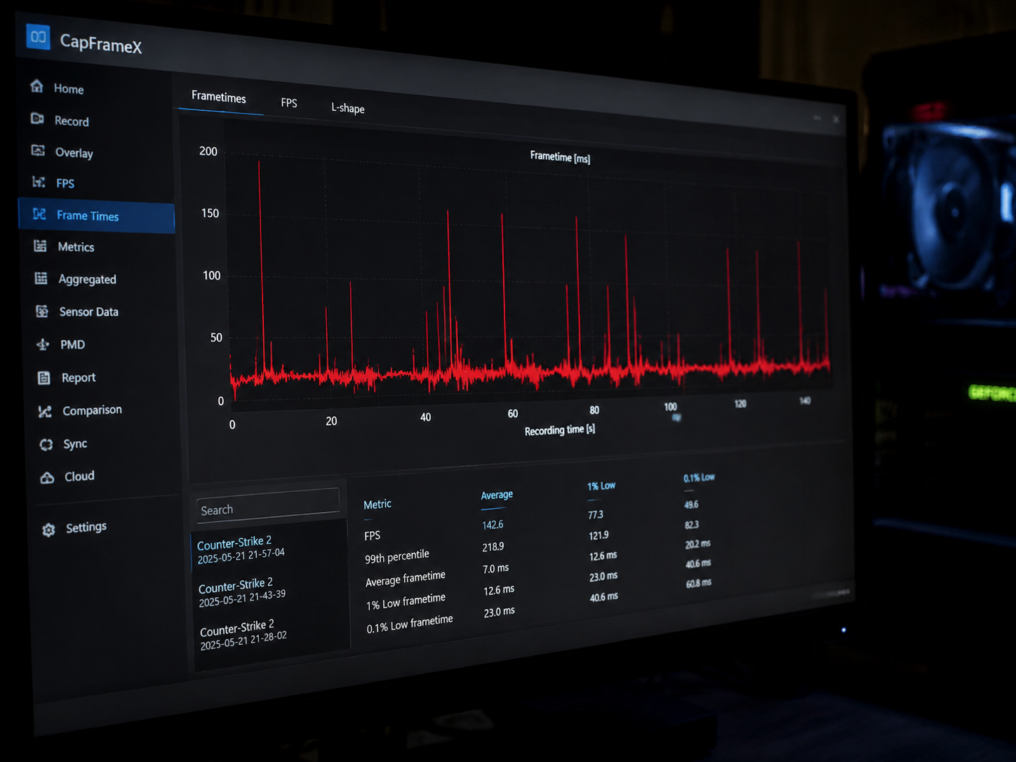 CapFrameX e FrameView: diagnóstico de performance em jogos
