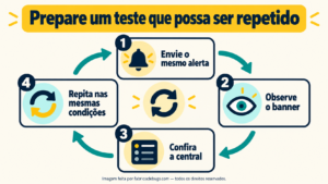 Prepare um teste que possa ser repetido