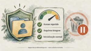 Verifique a estabilidade antes de remover qualquer perfil