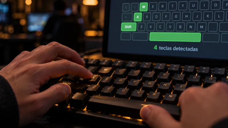 Teclado não registra várias teclas ao mesmo tempo: como testar ghosting
