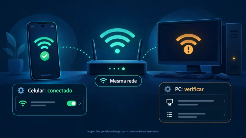 Wi-Fi funciona no celular, mas não no PC: como comparar as configurações