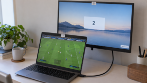 Jogo abre no monitor errado: confirme qual tela recebe a partida