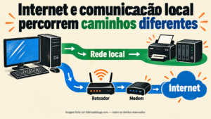 Internet e comunicação local percorrem caminhos diferentes