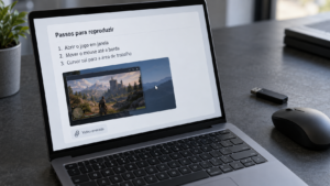 Mostre ao suporte uma sequência que ele consiga repetir